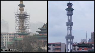 河南省の名高いイスラム建築の鄭州北大モスクが「中国化」される